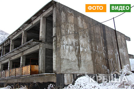В Алматы начался принудительный снос недостроенного ресторана