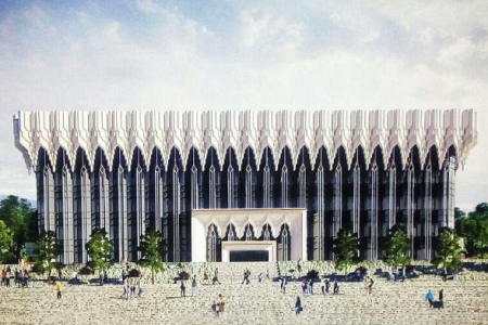 В Алматы реконструируют здание телецентра