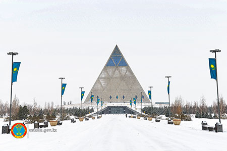 Конструкции в виде объёмных надписей установят в Астане