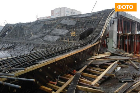Новости: В Караганде рухнул недостроенный ТЦ