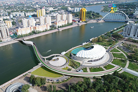 В Астане построят 270-метровый пешеходный мост