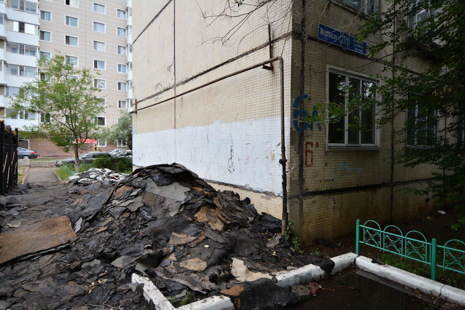 Кровля уехала на модернизацию