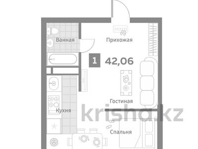 1-комнатная квартира, 43 м², 4/13 этаж, Райымбека за 19.9 млн 〒 в Алматы, Ауэзовский р-н