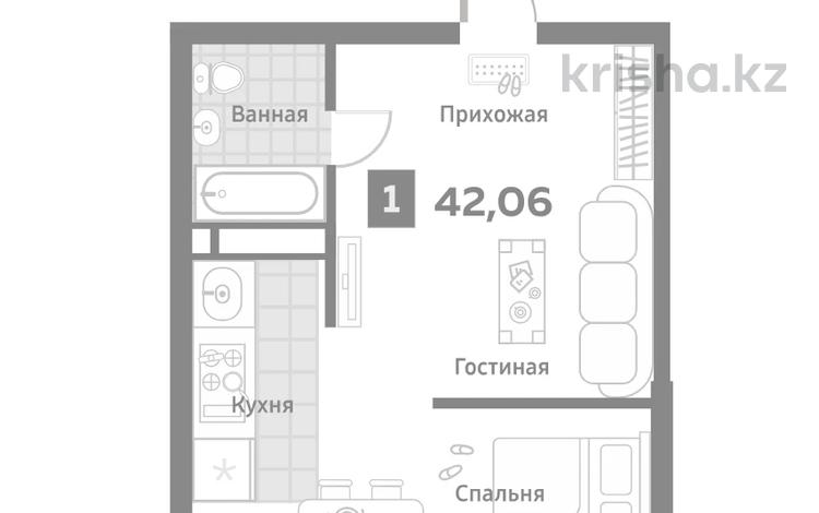 1-комнатная квартира, 43 м², 4/13 этаж, Райымбека за 19.9 млн 〒 в Алматы, Ауэзовский р-н — фото 4