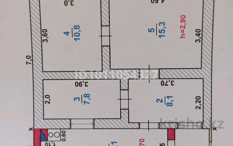 Отдельный дом · 4 комнаты · 55.1 м² · 5.13 сот., Таган 37 за 26 млн ₸ в Шымкенте, Аль-Фарабийский р-н — фото 2