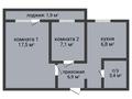 2-комнатная квартира · 43.6 м² · 1/5 этаж, Абая 173 за 24.5 млн ₸ в Костанае — фото 2