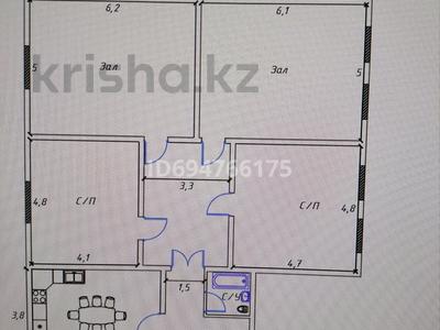 Отдельный дом • 4 комнаты • 150 м² • 10 сот., Женис 3 за 10 млн 〒 в Атырау