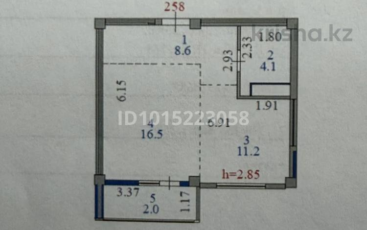 1-комнатная квартира · 42.4 м² · 6/9 этаж, Е-779 32 за 24 млн ₸ в Астане, Есильский р-н — фото 2