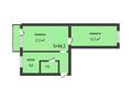 2-бөлмелі пәтер · 44.3 м² · 5/5 қабат, Киевская 18, бағасы: ~ 16 млн ₸ в Костанайской обл. — фото 10