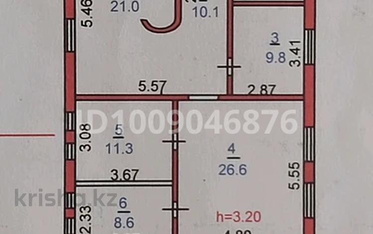 3-комнатная квартира · 84.1 м² · 2/2 этаж, мауленова — дом печати за 35 млн 〒 в Костанае — фото 2