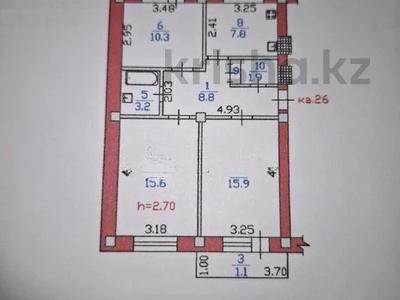 3-бөлмелі пәтер · 66 м² · 2/5 қабат, Толе би, бағасы: 51.5 млн ₸ в Алматы, Алмалинский р-н