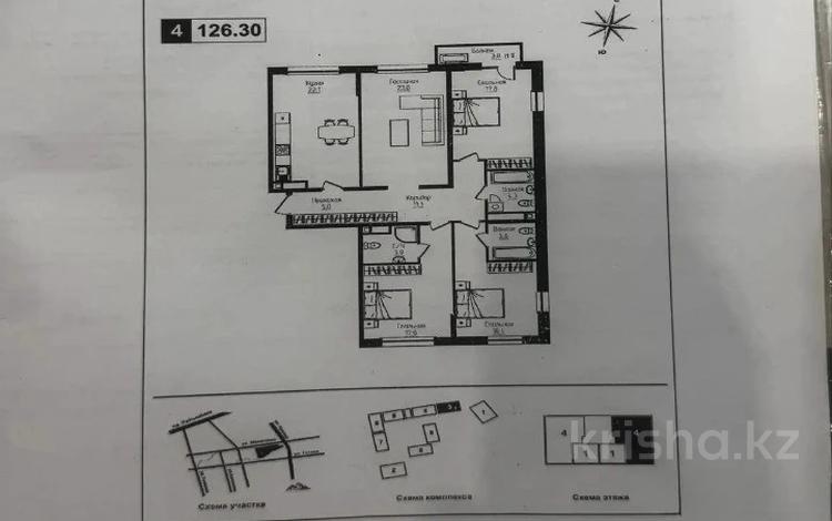 3-бөлмелі пәтер · 126.3 м² · 6/9 қабат, Ауэзова 3г/2 — СРОЧНАЯ ПРОДАЖА !! ЗВОНИТЕ, бағасы: 91 млн ₸ в Алматы, Алмалинский р-н — фото 2