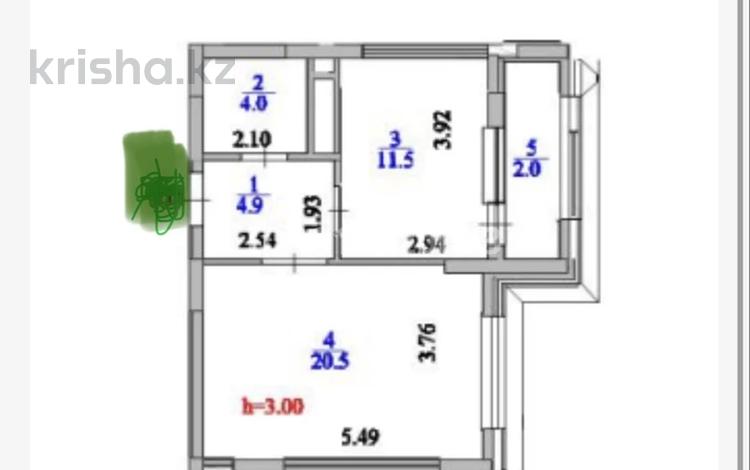 1-бөлмелі пәтер · 43 м² · 6/12 қабат, Бухар жырау 20, бағасы: 39.7 млн ₸ в Астане, Нура р-н — фото 5