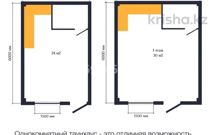 1-бөлмелі пәтер · 24 м² · 1/2 қабат, Микрорайон Айжарык — Алатауская трасса, бағасы: ~ 4.8 млн 〒 в Туздыбастау (Калинино) — фото 7