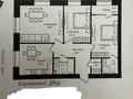 3-бөлмелі пәтер · 86.14 м² · 4/12 қабат, Улы Дала 38а — Горячка, бағасы: 50 млн ₸ в Астане, Нура р-н — фото 3