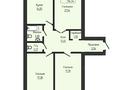 3-комнатная квартира · 92.55 м², мкр. Алтын орда, проспект Алаш 192 — Халела досмухамедулы за ~ 25.9 млн 〒 в Актобе — фото 8