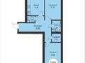 2-бөлмелі пәтер · 70 м² · 5/5 қабат, Коргалжын 128, бағасы: 27.8 млн ₸ в Астане, р-н Байконур