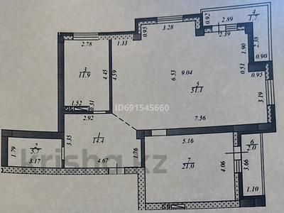 3-комнатная квартира, 108 м², 10/16 этаж, 17-й мкр, ​17-й микрорайон 6 за 43.5 млн 〒 в Актау, 17-й мкр
