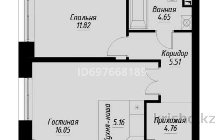 2-комнатная квартира · 48 м² · 3/12 этаж, Сейфуллина 469а/1 за 39 млн 〒 в Алматы, Алмалинский р-н — фото 6