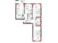 3-комнатная квартира · 90.1 м², Нура р-н за ~ 50.3 млн ₸ в Астане — фото 3