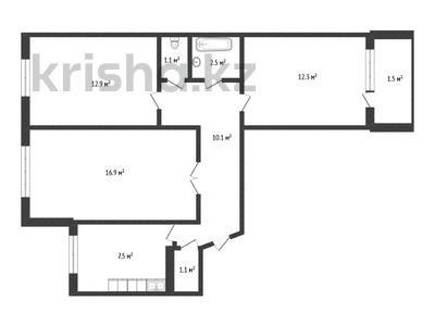 3-комнатная квартира · 65.9 м² · 9/10 этаж, Камзина 106 — Батырмола за 24.5 млн ₸ в Павлодаре