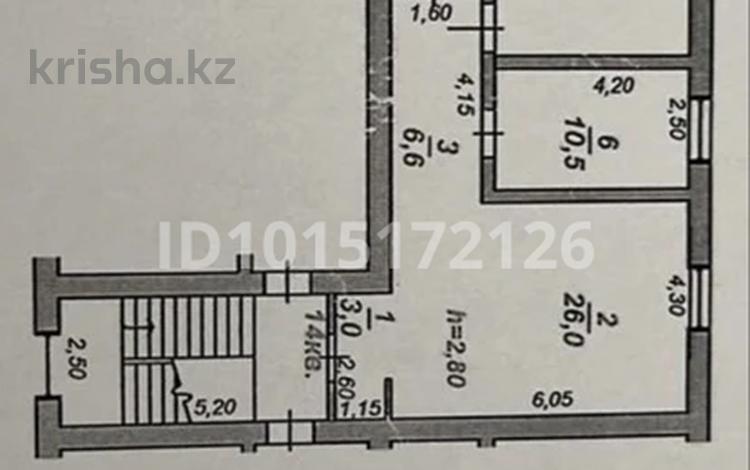 2-бөлмелі пәтер · 70 м² · 2/2 қабат, Самал-2 ш/а, Акмаржан 32, бағасы: 34 млн ₸ в Шымкенте, Абайский р-н — фото 2