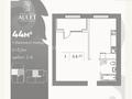 1-бөлмелі пәтер · 44 м² · 8 қабат, Алтын орда ш/а., бағасы: 19.8 млн ₸ в Актобе, мкр. Алтын орда