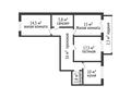 3-комнатная квартира, 81.7 м², 9/9 этаж, Сейфуллина 2А за ~ 24.1 млн 〒 в Костанае — фото 12