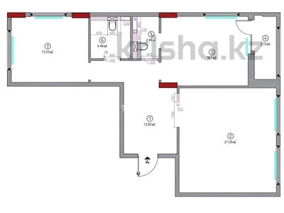 3-комнатная квартира · 79 м² · 3 этаж, Казыбек би 41/1 за 47 млн ₸ в Астане, Нура р-н