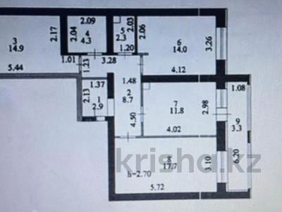 3-комнатная квартира · 81 м² · 3/9 этаж, Айтматова 23 за 37.5 млн ₸ в Астане, Нура р-н