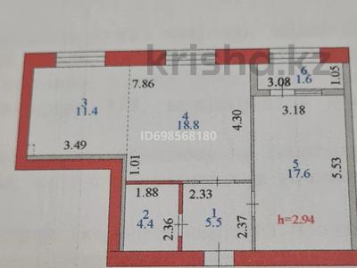 2-комнатная квартира, 62 м², 5/10 этаж, Кенесары 62 за 26.5 млн 〒 в Астане, р-н Байконур