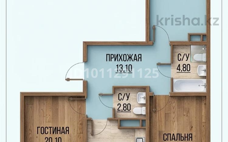 3-бөлмелі пәтер · 90 м² · 6/9 қабат, мкр Ожет, Северное Кольцо 92/13 блок 6, бағасы: 42 млн ₸ в Алматы, Алатауский р-н — фото 2
