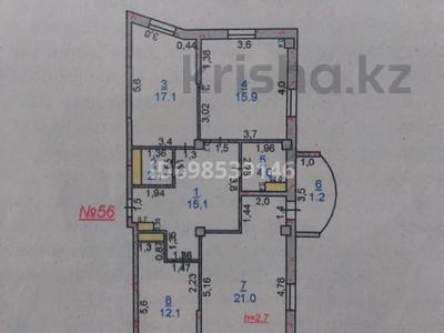 3-комнатная квартира, 86 м², 9 көше 28/1 за 23 млн 〒 в Туркестане