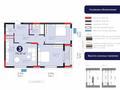 3-бөлмелі пәтер · 74 м² · 3/9 қабат, Е-321 6/2, бағасы: 49 млн ₸ в Астане, Есильский р-н