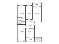 4-бөлмелі пәтер · 89 м² · 3/6 қабат, Б. Майлина 59, бағасы: 37.5 млн ₸ в Костанайской обл. — фото 23