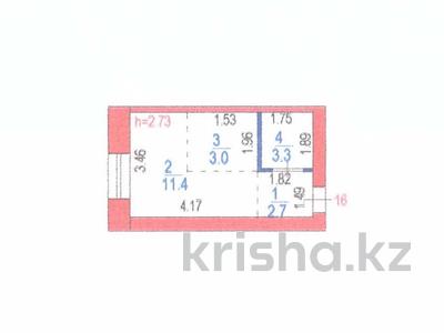 1-бөлмелі пәтер · 20.4 м² · 2/4 қабат, Шынтас 21, бағасы: ~ 7.3 млн ₸ в Астане, Сарыарка р-н