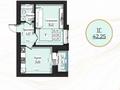 1-комнатная квартира · 42.25 м² · 5/9 этаж, Сагдиева 78 за ~ 19 млн ₸ в Кокшетау — фото 3