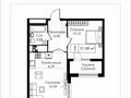 2-комнатная квартира · 50.51 м² · 10/17 этаж, Толе би 20 — Не в залоге за 30.5 млн ₸ в Астане, Нура р-н — фото 19