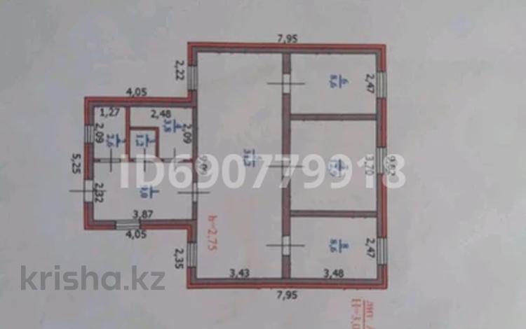 Отдельный дом · 3 комнаты · 80 м², ул О.Кошевой 15/1 — Паралельно Фрунзе за 17.5 млн ₸ в Подстепном — фото 2