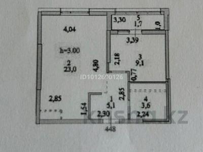 1-бөлмелі пәтер · 42 м² · 14/16 қабат, Е-429 14, бағасы: 23 млн ₸ в Астане, Нура р-н