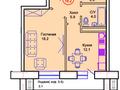 1-комнатная квартира · 45.3 м² · 10/13 этаж, Тауелсиздик 34/8 за ~ 17.7 млн ₸ в Астане — фото 2