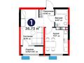 1-комнатная квартира · 37 м², Туркия за 21.4 млн ₸ в Шымкенте, Абайский р-н — фото 3