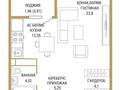 2-бөлмелі пәтер · 51.1 м² · 10/12 қабат, мкр Нурсат, проспект Назарбаева 4, бағасы: 29.6 млн ₸ в Шымкенте, Каратауский р-н — фото 9