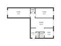 3-комнатная квартира · 55.2 м² · 1/5 этаж, Аль-Фараби 45 за 21.5 млн ₸ в Костанае — фото 2