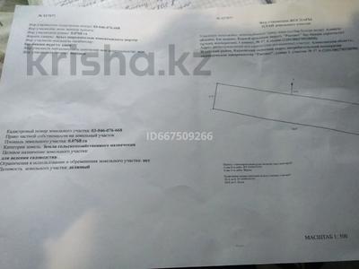 Жер телімі · 8 сотық, улица 1, бағасы: 10 млн ₸ в Алматинской обл.