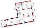 3-бөлмелі пәтер · 102.93 м² · 1/3 қабат, Городская 3 — Цена со скидкой 156 453 600, бағасы: ~ 195.6 млн ₸ в Алматы, Медеуский р-н