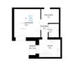 1-комнатная квартира · 49.9 м² · 3/5 этаж, Кенжетаева 24 — Сулейменова за ~ 17 млн ₸ в Кокшетау