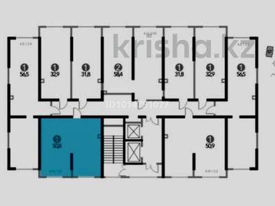 2-комнатная квартира · 50.9 м² · 7/12 этаж, мкр Кулагер Green park за 25.6 млн ₸ в Алматы, Жетысуский р-н