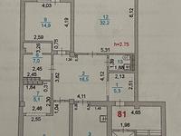 3-комнатная квартира · 131 м² · 5/9 этаж, мкр Сары Арка, Бактыгерея Кулманова 1a за 50 млн ₸ в Атырау