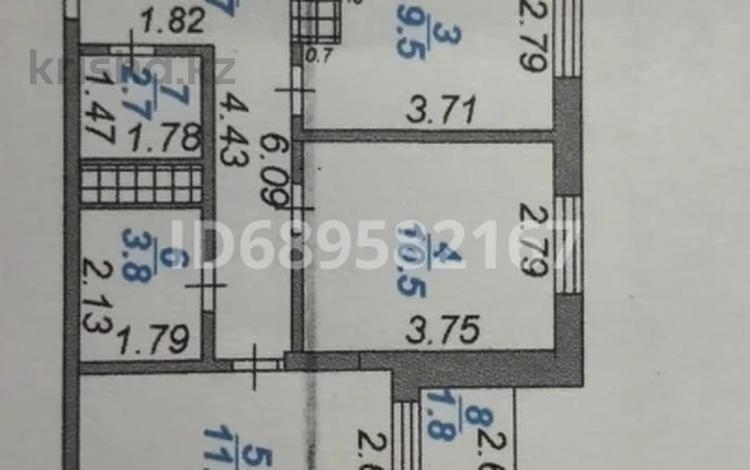 3-комнатная квартира, 67.5 м², 2/18 этаж, мкр Юго-Восток, Волочаевская 44/2 за 20 млн 〒 в Караганде, Казыбек би р-н — фото 3